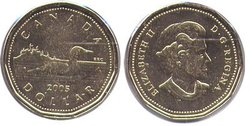 1-DOLLAR -  2005 1-DOLLAR - PROOF-LIKE (PL) -  2005 CANADIAN COINS