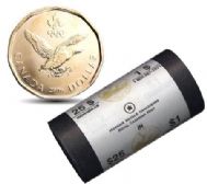 1-DOLLAR -  2006 1-DOLLAR ORIGINAL ROLL - LUCKY LOONIE -  2006 CANADIAN COINS