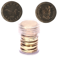 1-DOLLAR -  2006 1-DOLLAR REGULAR - 25 COINS PACK (PL) -  2006 CANADIAN COINS