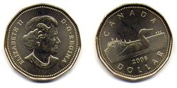 1-DOLLAR -  2006 1-DOLLAR REGULAR (BU) -  2006 CANADIAN COINS