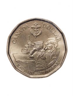 1-DOLLAR -  2010 1-DOLLAR - CANADIAN NAVY CENTENNIAL - SET OF FIVE COINS -  2010 CANADIAN COINS
