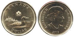 1-DOLLAR -  2013 1-DOLLAR (BU) -  2013 CANADIAN COINS