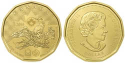 1-DOLLAR -  2016 1-DOLLAR - LUCKY LOONIE (BU) -  2016 CANADIAN COINS 07