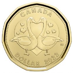 1-DOLLAR -  2022 WEDDING 1-DOLLAR - BRILLIANT UNCIRCULATED (BU) -  2022 CANADIAN COINS