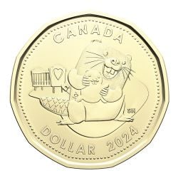 1-DOLLAR -  2024 BABY 1-DOLLAR (BU) -  2024 CANADIAN COINS