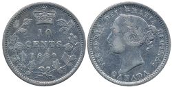 10-CENT -  1889 10-CENT -  1889 CANADIAN COINS