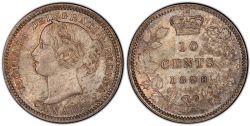 10-CENT -  1898 10-CENT Obv.6 -  1898 CANADIAN COINS