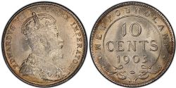 10-CENT -  1903 10-CENT -  1903 NEWFOUNFLAND COINS