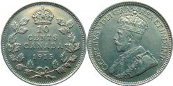 10-CENT -  1915 10-CENT -  1915 CANADIAN COINS