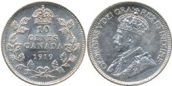 10-CENT -  1919 10-CENT -  1919 CANADIAN COINS