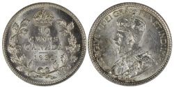 10-CENT -  1936 10-CENT BAR -  1936 CANADIAN COINS