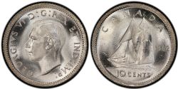 10-CENT -  1942 10-CENT -  1942 CANADIAN COINS