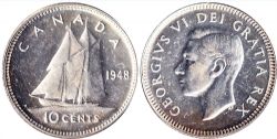 10-CENT -  1948 10-CENT -  1948 CANADIAN COINS
