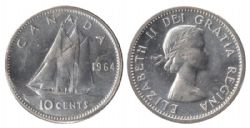 10-CENT -  1964 10-CENT -  1964 CANADIAN COINS