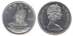 10-CENT -  1965 10-CENT -  1965 CANADIAN COINS
