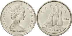 10-CENT -  1976 10-CENT -  1976 CANADIAN COINS