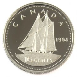 10-CENT -  1994 10-CENT (PR) -  PIÈCES DU CANADA 1994