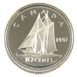 10-CENT -  1997 10-CENT (PR) -  PIÈCES DU CANADA 1997