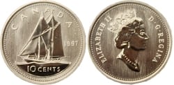 10-CENT -  1997 10-CENT - SPECIMEN (SP) -  1997 CANADIAN COINS