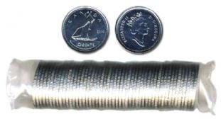 10-CENT -  2000 10-CENT ORIGINAL ROLL -  2000 CANADIAN COINS
