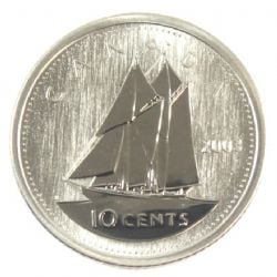 10-CENT -  2003 P OLD EFFIGY 10-CENT (SP) -  2003 CANADIAN COINS