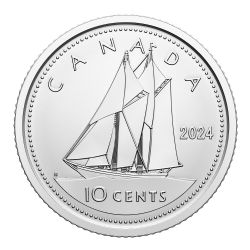 10-CENT -  2024 CLASSIC 10-CENT (BU) -  2024 CANADIAN COINS