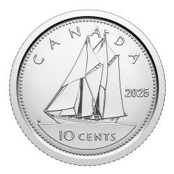 10-CENT -  2025 CLASSIC 10-CENT (BU) -  2025 CANADIAN COINS