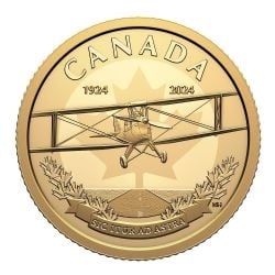 100 DOLLARS -  100TH ANNIVERSARY OF THE ROYAL CANADIAN AIR FORCE -  2024 CANADIAN COINS 49