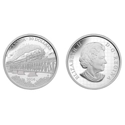 100TH ANNIVERSARY OF THE COMPLETION OF THE GRAND TRUNK PACIFIC -  2014 CANADIAN COINS
