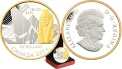 100TH ANNIVERSARY OF THE ROYAL ONTARIO MUSEUM -  2014 CANADIAN COINS