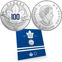 100TH ANNIVERSARY OF THE TORONTO MAPLE LEAFS(TM) -  2017 CANADIAN COINS