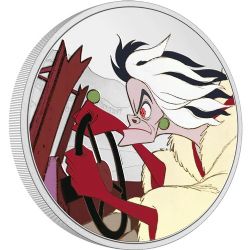 101 DALMATIANS -  101 DALMATIANS CLASSIC: CRUELLA DE VIL -  2022 NEW ZEALAND COINS 03