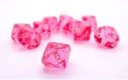 10D10, PINK / WHITE -  TRANSLUCENT