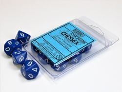 10D10 SET -  10D10, OPAQUE BLUE/WHITE -  OPAQUE CHX