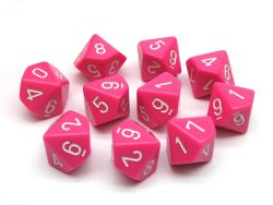 10D10 SET -  10D10, PINK / WHITE -  OPAQUE CHX