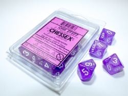 10D10 SET -  10D10, PURPLE WITH WHITE - GLOW IN THE DARK -  BOREALIS CHX