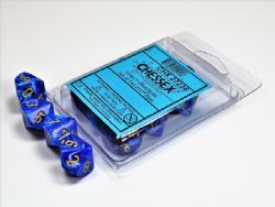 10D10 SET -  BLUE WITH GOLD NUMBERS -  VORTEX
