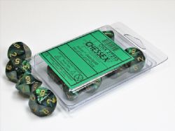10D10 SET -  JADE WITH GOLD NUMBERS -  SCARAB
