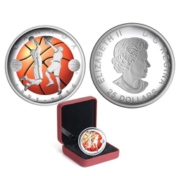 125TH ANNIVERSARY OF THE INVENTION OF BASKETBALL -  2016 CANADIAN COINS