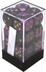 12D6, BLACK AND PURPLE WITH GOLD -  GEMINI