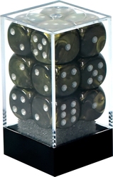 12D6 SET -  12D6, BLACK GOLD WITH SILVER -  LEAF CHX