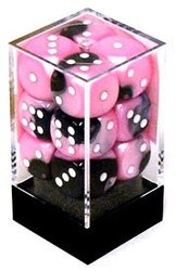 12D6 SET -  12D6, BLACK-PINK/WHITE -  GEMINI CHX