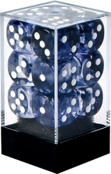 12D6 SET -  12D6, BLACK WITH WHITE -  NEBULA