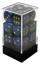 12D6 SET -  12D6, BLUE-GREEN/GOLD -  GEMINI CHX