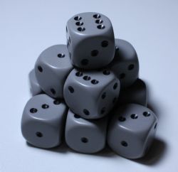 12D6 SET -  12D6, GREY AND BLACK -  OPAQUE