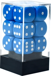 12D6 SET -  12D6, LIGHT BLUE AND WHITE -  OPAQUE CHX