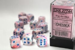 12D6 SET -  12D6, POP-ART/BLUE -  FESTIVE CHX