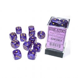 12D6 SET -  12D6, ROYAL PURPLE WITH GOLD - GLOW IN THE DARK -  BOREALIS CHX