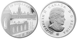 150TH ANNIVERSARY OF THE CONSTRUCTION OF THE PARLIAMENT BUILDINGS -  2009 CANADIAN COINS