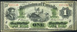 1870 -  1870 1-DOLLAR NOTE (VG)